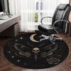 1pc Multi Surface Chair Mats "Mystical Moth with Skull" Perfect for Decorating Office Chairs, Living Rooms, Or Bedrooms.dt080