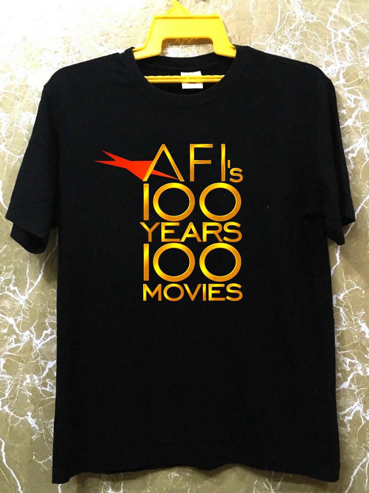 Men s and Women s T-shirts AFI 100 Years Movie Films Tee heavy cotton S