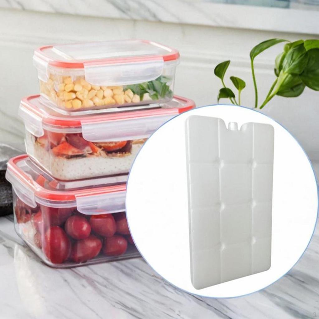 Ice Block Pack for Coolers, Lightweight, Rectangular, Portable, Freezer Family Picnics,