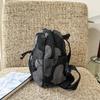Denim Camouflage Mini Backpack Casual Fashion Women's Small Rucksack Everyday Travel Bag