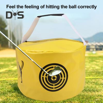 Golf Darbe Çantası Taşınabilir Güç Vuruş Çantası Darbe Pozisyonu Eğitmeni için Sessiz Su Geçirmez Golf Vuruş Eğitim Yardımı