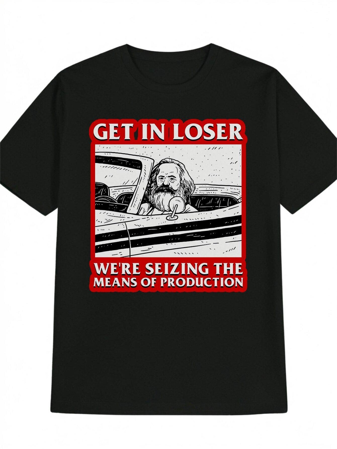 Vintage-Inspired Black T-shirt XXXXL