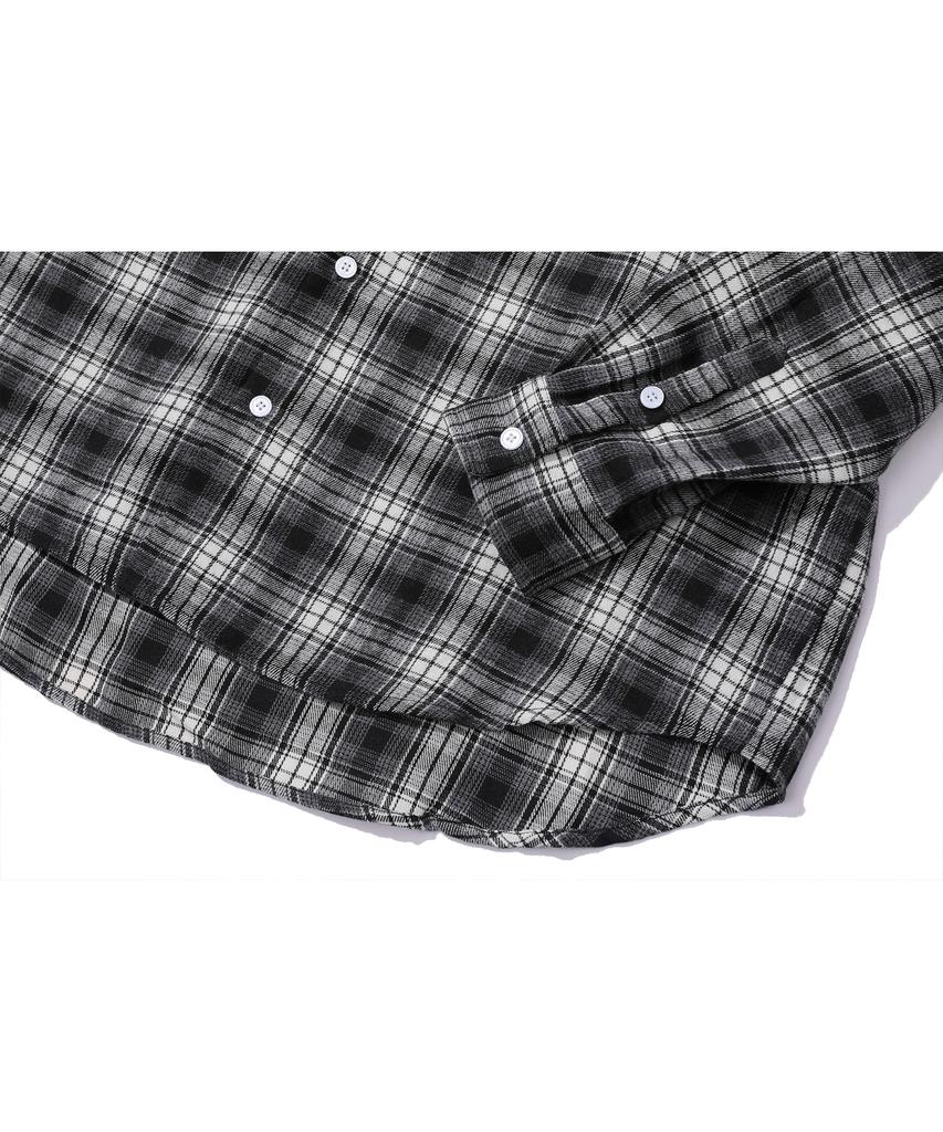 CPGN STUDIO Nomad Oversized Check Shirt Black