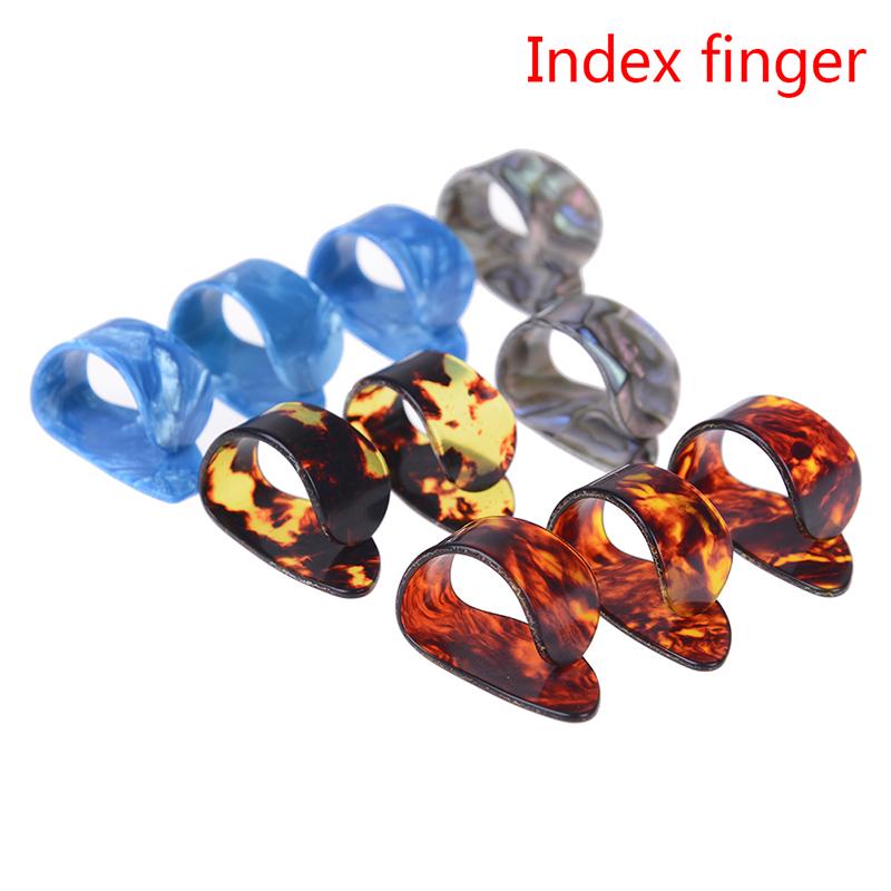 

Гитара 10 шт. Медиаторы для ногтей, медиаторы для большого пальца, нержавеющая сталь, целлулоид Index finger