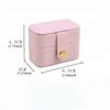 Mini Jewelry Storage Organizer Box Ring Earring Storage Box Portable Travel Handheld Small Jewelry Box Case