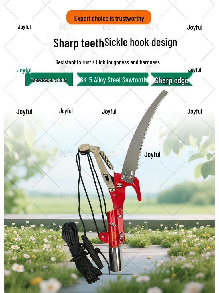 Telescopic Tree Pruner: High-Altitude Garden Shears and Saw for 3-7 Meter Branches