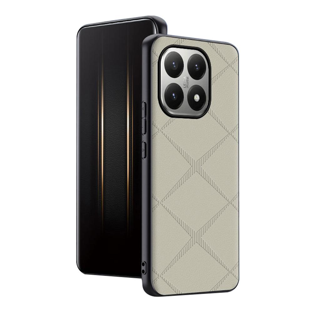 For Xiaomi 15T Case X-Patterned TPU PU Leather PC Anti-Drop Phone Cover