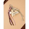 It is the original design of ins wind laser leather, high-end exquisite small bag pendant, keychain, schoolbag pendant.