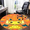 1pc Charmander Office Round Area Rug, Under Office Chairs Bedroom Living Room Home Decor  a1022265
