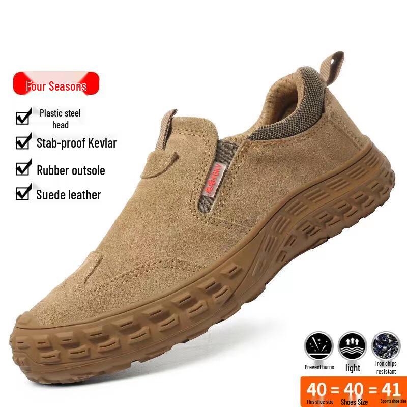 Bo Zong Men s Anti-Smash Anti-Puncture Safety Shoes 41