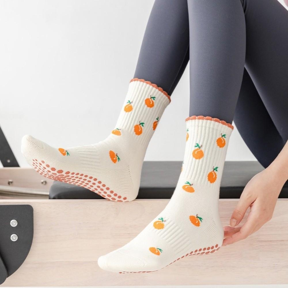 Breathable Yoga Socks Non-Slip Floor Socks Fashion Pilates Socks for Women