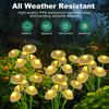 6LED Solar Sway Lights Outdoor Waterproof  Jellyfish Ball Shape Garden Decor Solar Lamp for Yard Pathway Patio Lawn