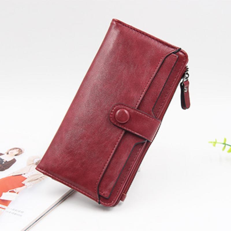 Wallet Women's Long Style Large Capacity Women's Handbag Folding Wallet