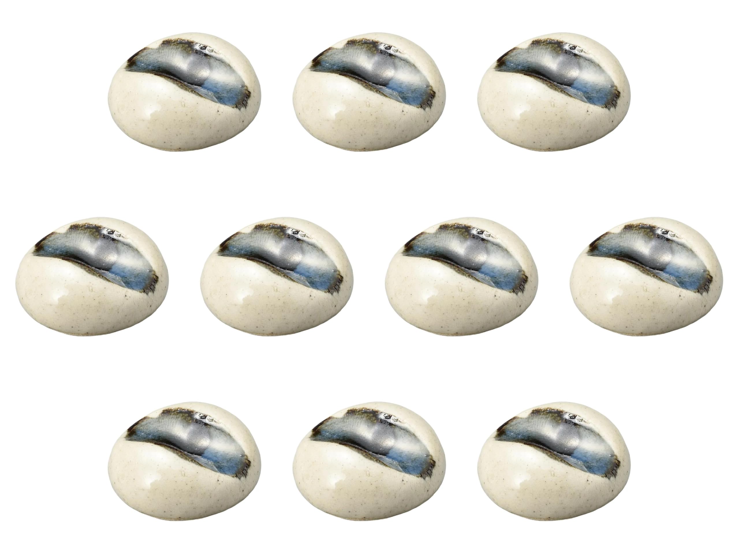 

Set of 10 Chopstick Rests x 4 x Chopstick Rests Setomonohonpo Hand-Glazed [4.2 1.5 cm]