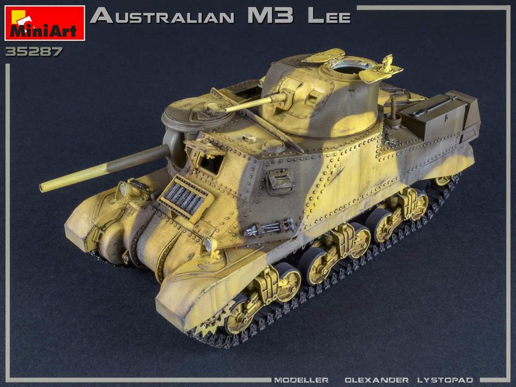 Miniart Australian Army M3 Lee Interior Interior Reproduction Plastic Model Kit MA35287 1/35 Kit,