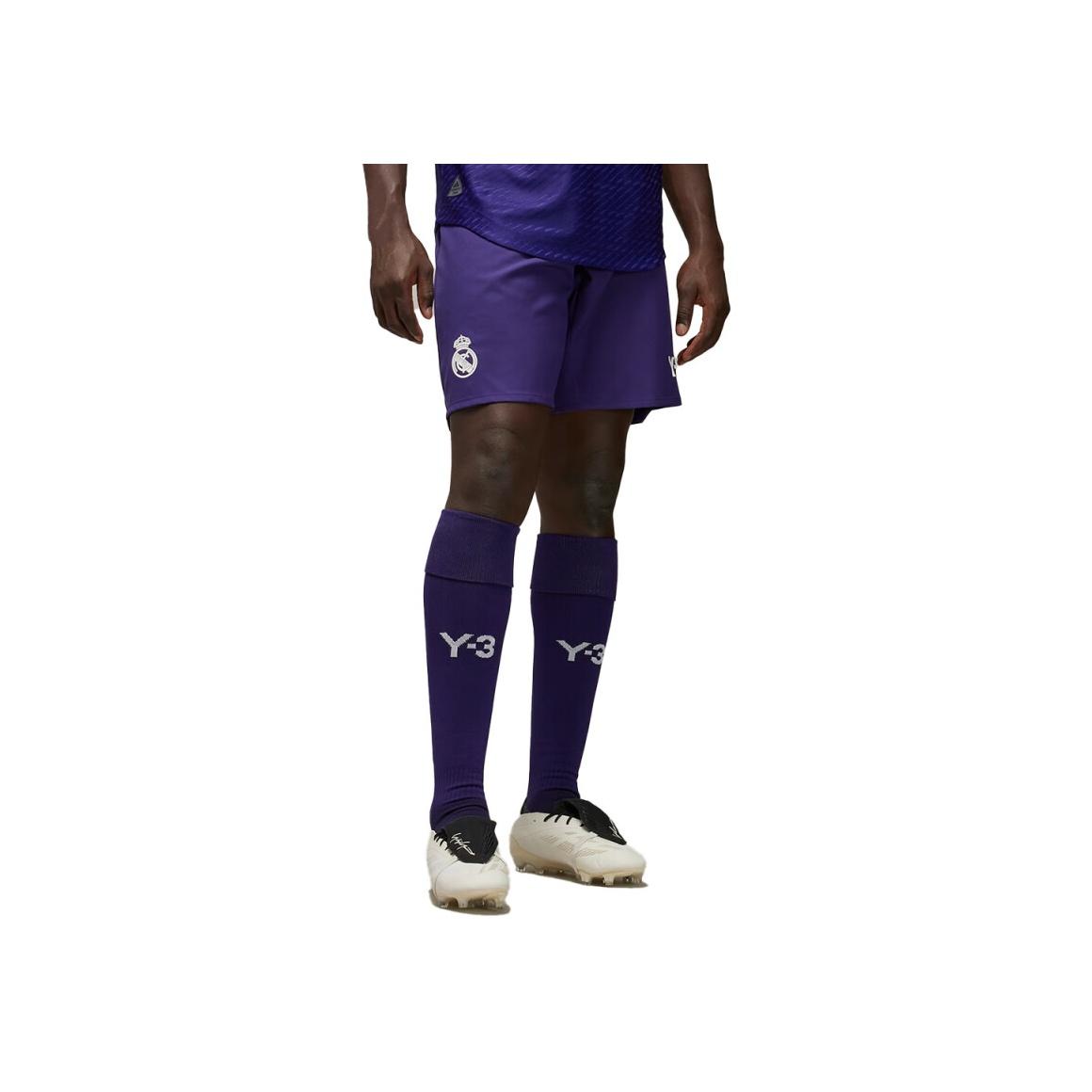 

Футбольные шорты Y-3 X Real Madrid Co-Brand, однотонные, повседневные, унисекс, фиолетовые, IU0034 XXL