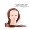 Makeup Mannequin Head Hairdresser Training Head Cosmetology Doll Head Blond Golden Brown