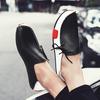 Mockasiner för män Loafer Driving Gommino Comfort Flats Casual Snörning Plus Size Läderskor för män Over Size