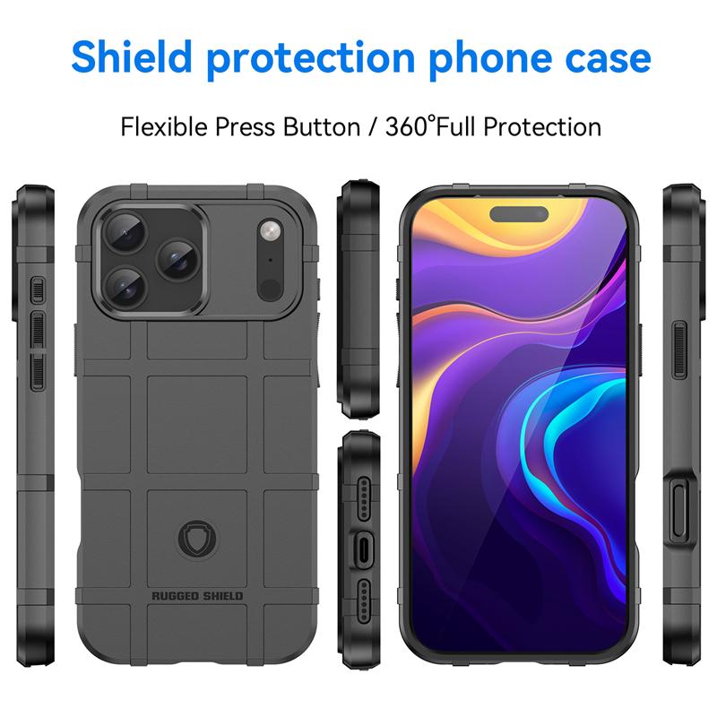 Shockproof Phone Case For iPhone 17 Pro Max Anti-knock Soft Slim Back Case iPhone 17 Pro Max Cover For iPhone 17 Pro Max Case