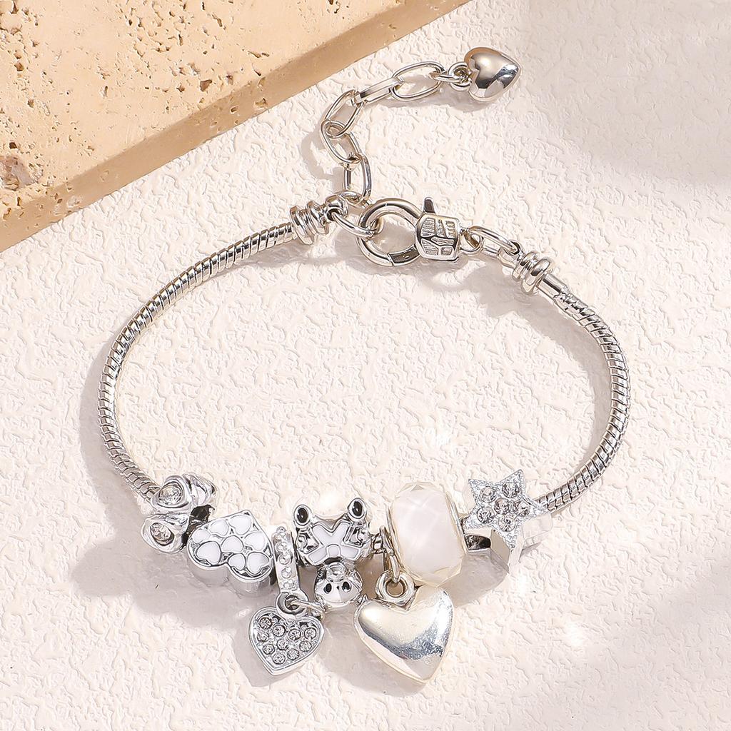 Style Bracelet Crystal Bracelet Beaded Bracelet Jewelry Dream Catcher Flower Love Woman