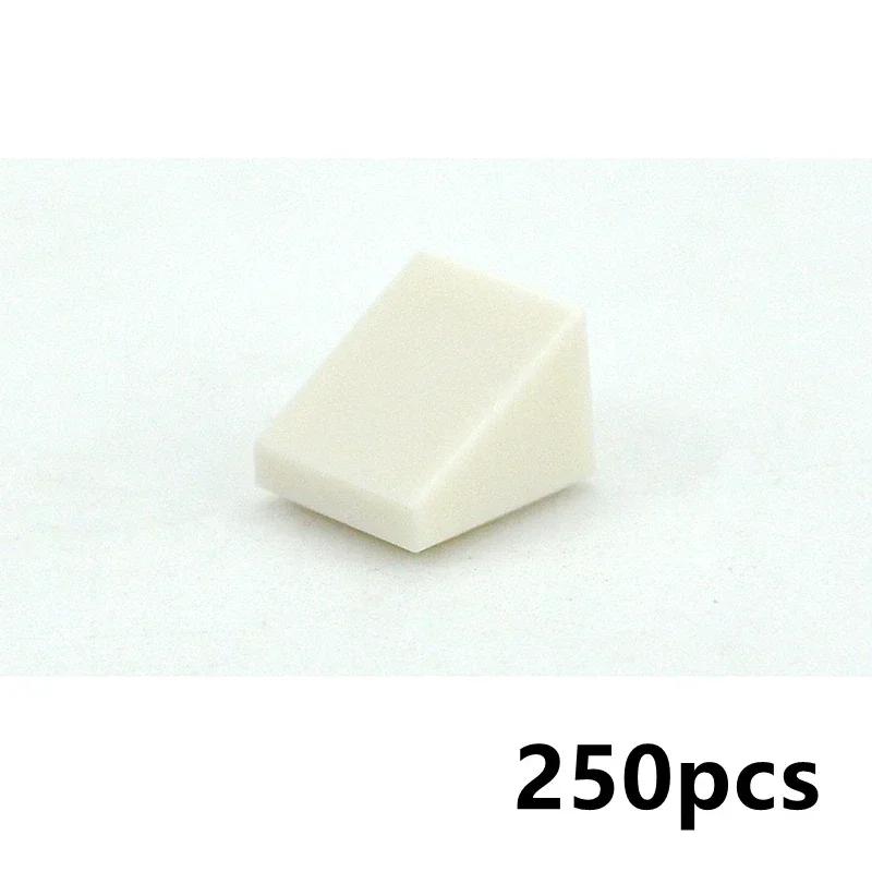 1x1 Size 54200 DIY Figure Smooth Building Blocks Bevel Bricks 250pcs Compatible All Brands Educational CreativeToy for Children