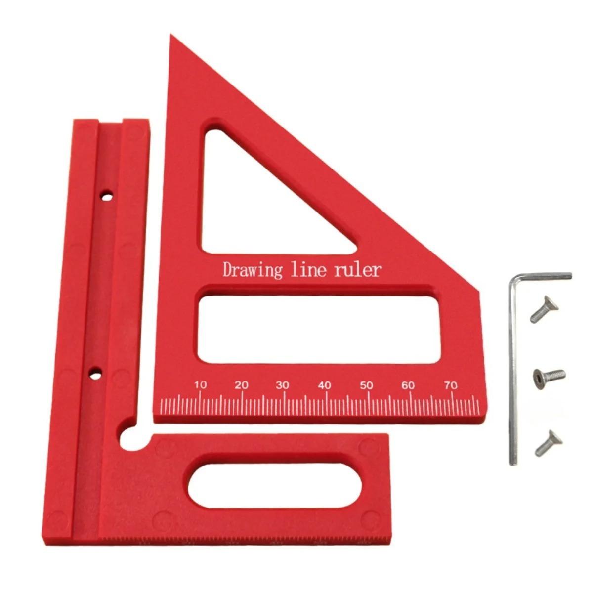 

Marine Multi Angle Square Protractor Dowel Pins Miter Triangular Ruler Boat Ship Yacht Woodworking & Repair Tool
