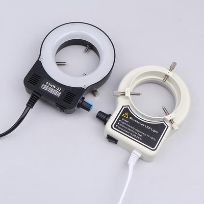 Mikroskop LED Kruhové Světlo Iluminátor Lampa Pro Mikroskop Kruhové Světlo Průmyslový Mikroskop Světelný Zdroj Kamery EU Zástrčka