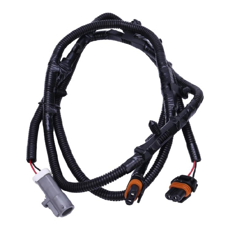 Headlight Wiring Replacement Assembly 5C3Z15A211BA for the Stated Vehicle Family, with Branched Wiring and Multiple Integrated Mounting Clips
