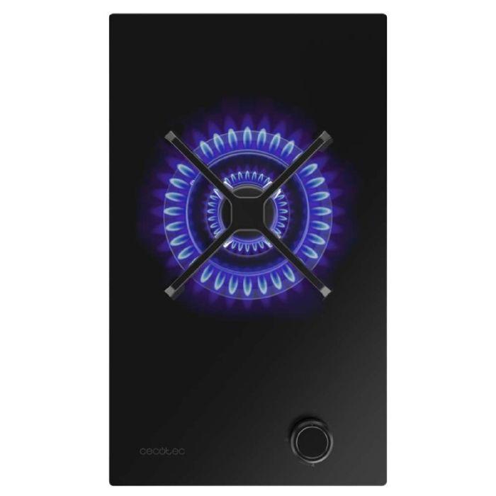 Plaque de Cuisson au Gaz 1 Feu Bolero Squad G 1400S Nano Glass Cecotec