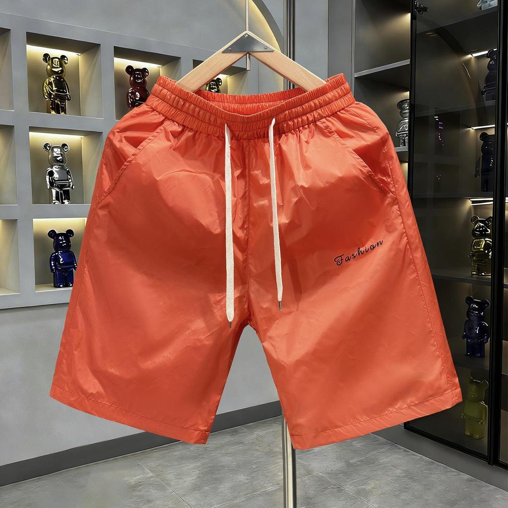 Men's Plus Size Summer Sports Sun Protection Set: Quick-Dry Breathable Loose Shorts & Jacket