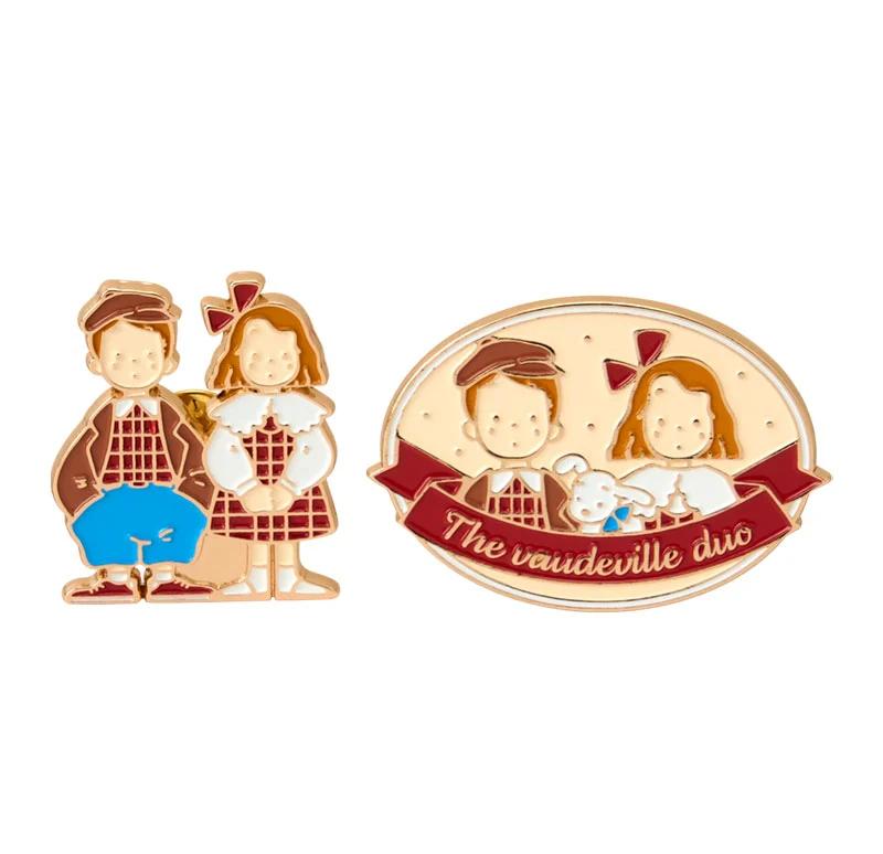 Sanrio THE VAUDEVILLE DUO Pin Set (Lookbook for Two) Japan NEW