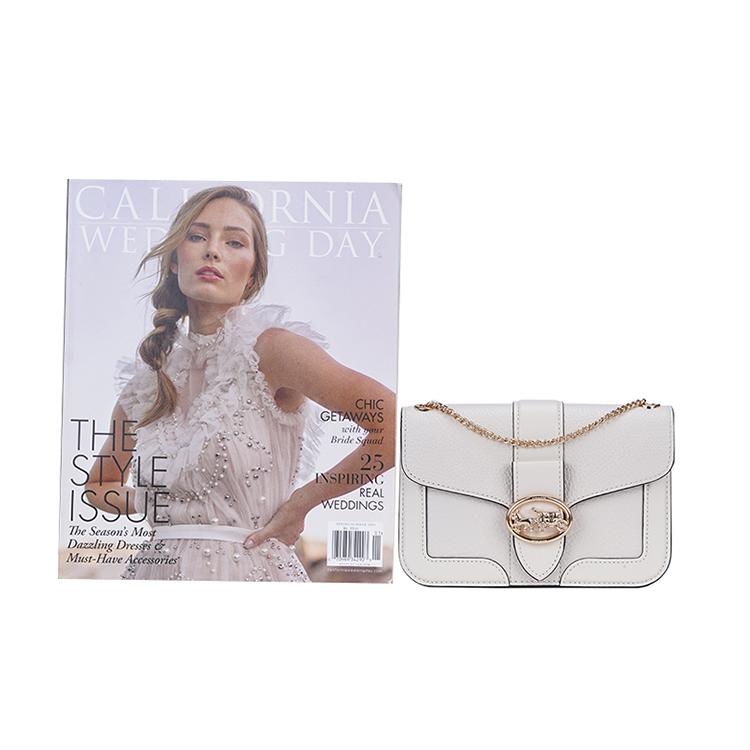New COACH Georgie Leather Small Square Bag Dionysus Shoulder Bag Women's White 6924-IMCHK