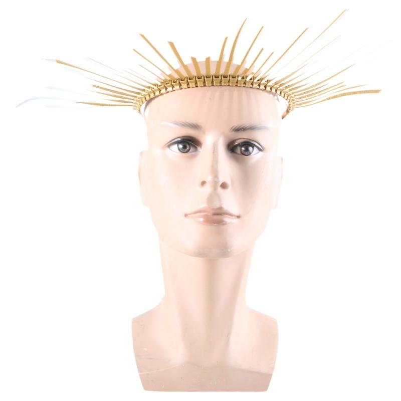 Lolita Halocrown Mary Halocrown Headband Spiked Halocrown Sunburst Greek Baroque Tiara Crown SunGoddess Headpiece