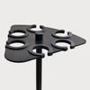 Hands Free Multi Microphone Holder Adjustable Up To 6/8 Mics Microphone Clamp Silicone Sleeve Performing