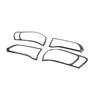 2PCS Car Rear Tail Light Lamp Guard Cover Bezel for Jeep Grand Cherokee 2014 2015 2016 2017 2018 2019 2020 Exterior Accessories