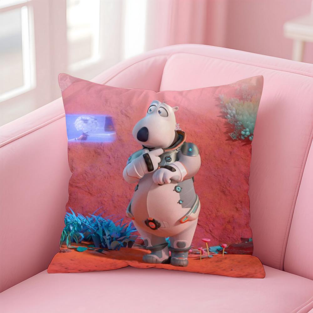 Cute B-Backkom Cushion Cover Home & Car Multi-Scene Pillow Cover - Reversible, Soft & Durable for Daily Use