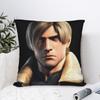 Leon Kennedy Pillowcase Printed Polyester Cushion Cover Decoration  Pillow Case Cover Home Zipper 45*45cm