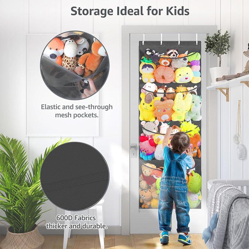 1PZ Borsa portaoggetti da appendere con tasche Portaoggetti da appendere alla porta/al muro per risparmiare spazio domestico Organizer da appendere Casa