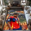 Lamin Yamal Customizable Name Carpet Design For Outdoor Study Room Dining Room Playrooms Antislip Carpet Anime Office Decor Best For Christmas