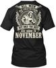 November - Alle Menschen sind gleich geschaffen Aber Nur T-Shirt Hergestellt in den USA Größe S bis 5XL