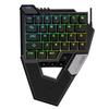 DELUX Gaming 34 Mechanisch 8K Hz Rückgabe Anpassbar Texturiertes Netz-Treiber Linkshänder-Tastatur, Tasten, Membran, Hochgeschwindigkeits-Trigger, Rate, Tastenkappen,