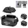 Neewer GM47 Quick Release Plate Kit Compatible with Arca Swiss DJI Ronin RS 4 Pro RS 3 RS 2 Peak Design Capture V3 Camera Clip