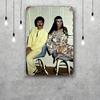 Sonny  Cher Vintage Metal Tin Signs Posters Decor Retro Metal Plaque Wall Art Decor for Garage Bar