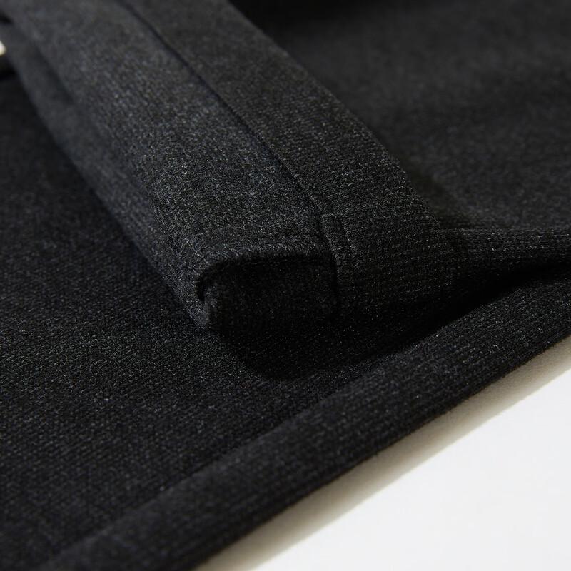 JOW Men's Wool Blend Thick Straight Leg Business Casual Pants