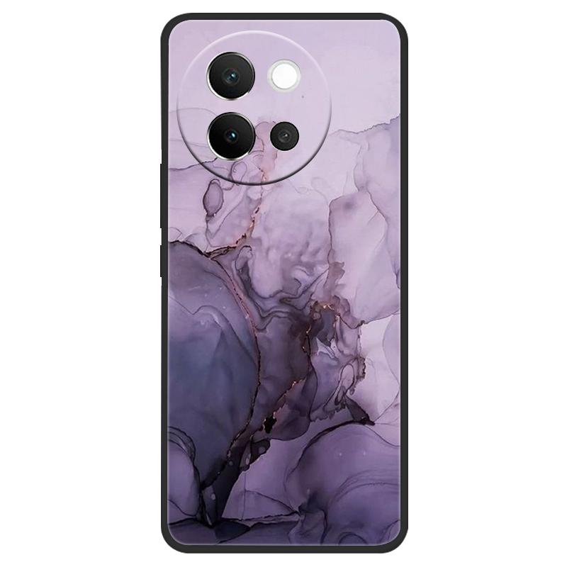 For Vivo V40 Lite 5G Case Marble Soft Matte Silicone Back Cover For Vivo V40 Lite V40Lite Full Coverage Phone Shell 6.78" Coque