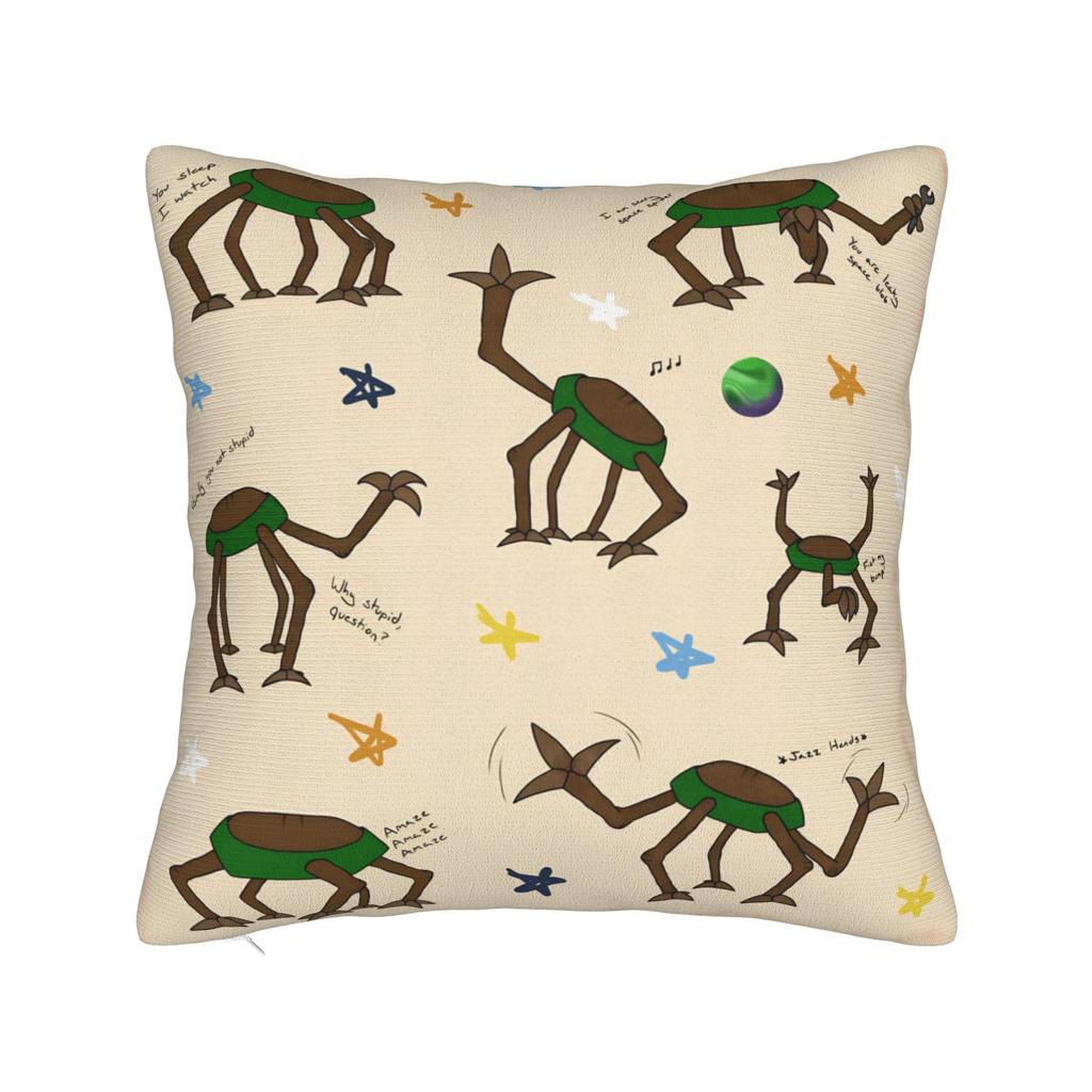 Project Hail Mary Square Pillow Cases Ryland Grace Rockys Cushion Cover Custom Polyester Decorative Pillowcover for Car 40*40cm
