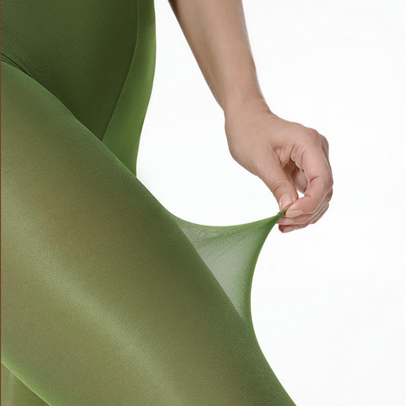 Plus Size 6 Run-Resistant Shaping Tights Women Shiny Yoga Dancing Pantyhose Ladies Smooth Leggings Sport Tights Pants Hosiery