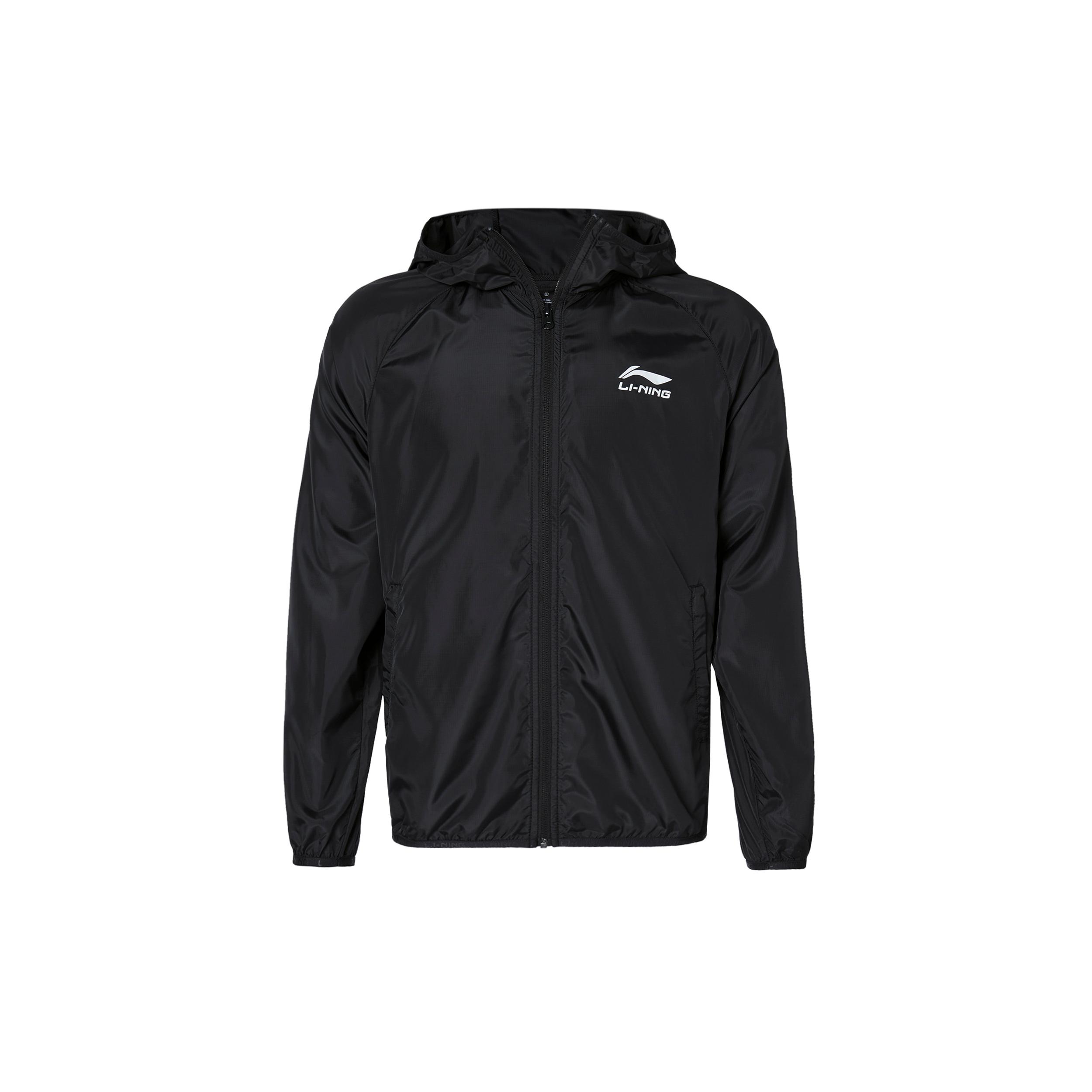 Li Ning Дышащая и быстросохнущая одежда для защиты от солнца Мужская Черная YFDT137-3 XL