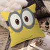 Cartoon-Cute-M-Minions Pillow Cushion Cover Pillowcase Living Room Sofa Home Decor Customized
