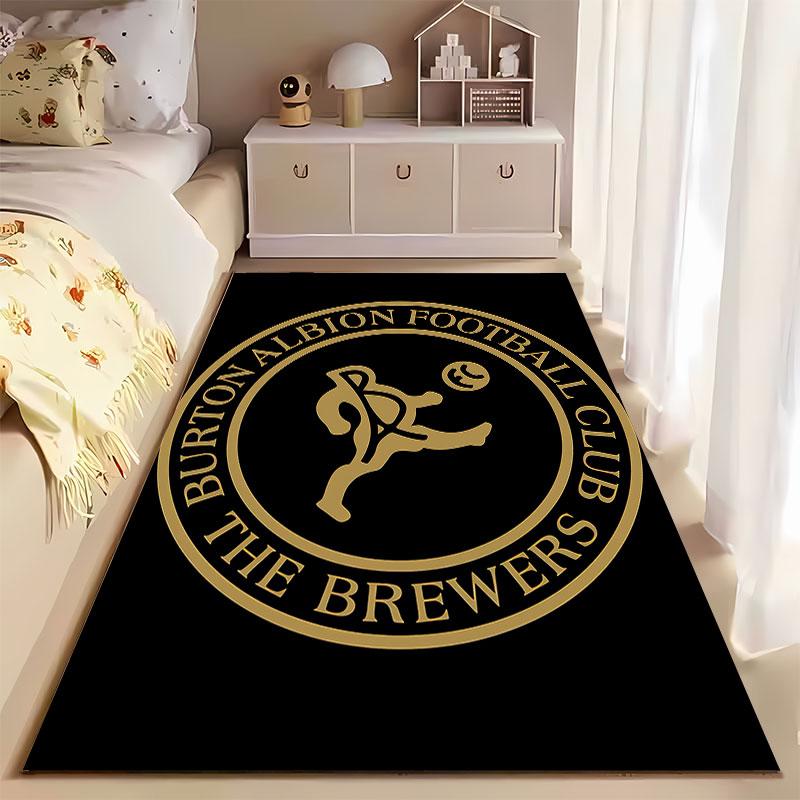 Burton Albion Fußball Logo geeignet als rutschfeste Matte für das Wohnzimmer oder Schlafzimmer Sofa